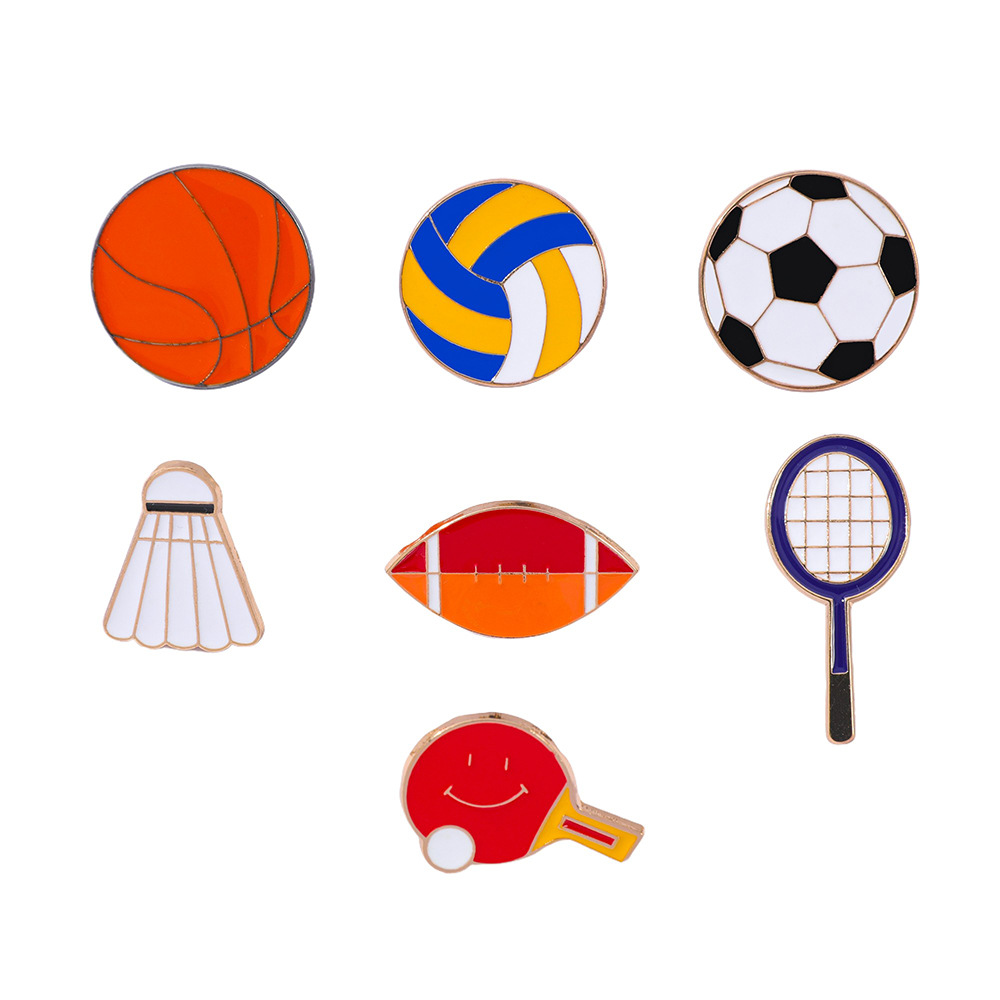 Badminton Tv - 1 Zestaw Kreskówkowych Odznak Metalowych w