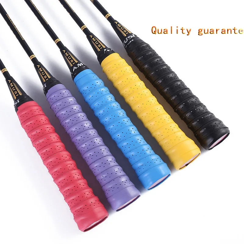 Badminton Grip Tape - 1/4 szt. 6 Kolorów Markowe Antypoślizgowe